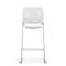 Officesource Rise Stool Polyurethane Stool with Footrest and Chrome Base OSST7013WH - alternate 5